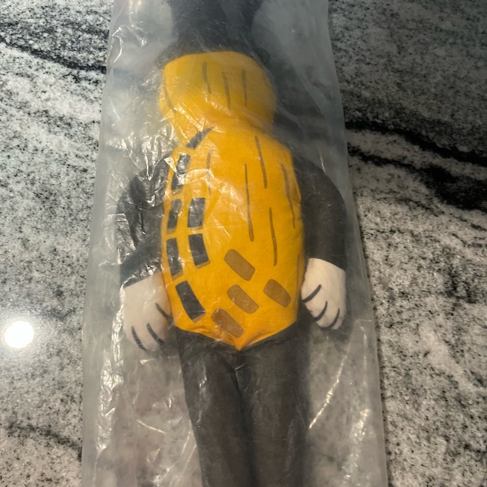 VINTAGE PLANTERS MR. PEANUT STUFFED DOLL - NEW IN ORIGINAL PACKAGING - Picture 4 of 9